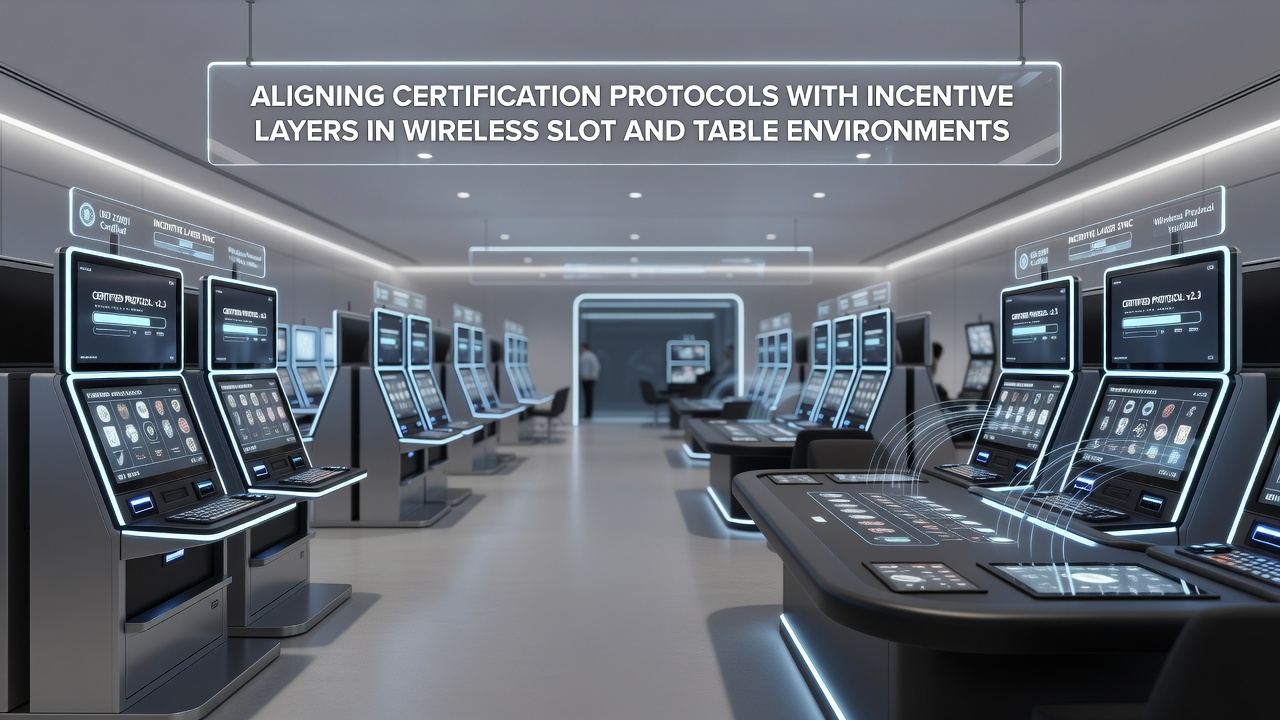 Mobile dashboard displaying aligned certification status indicators next to active incentive tiers for slots and live tables