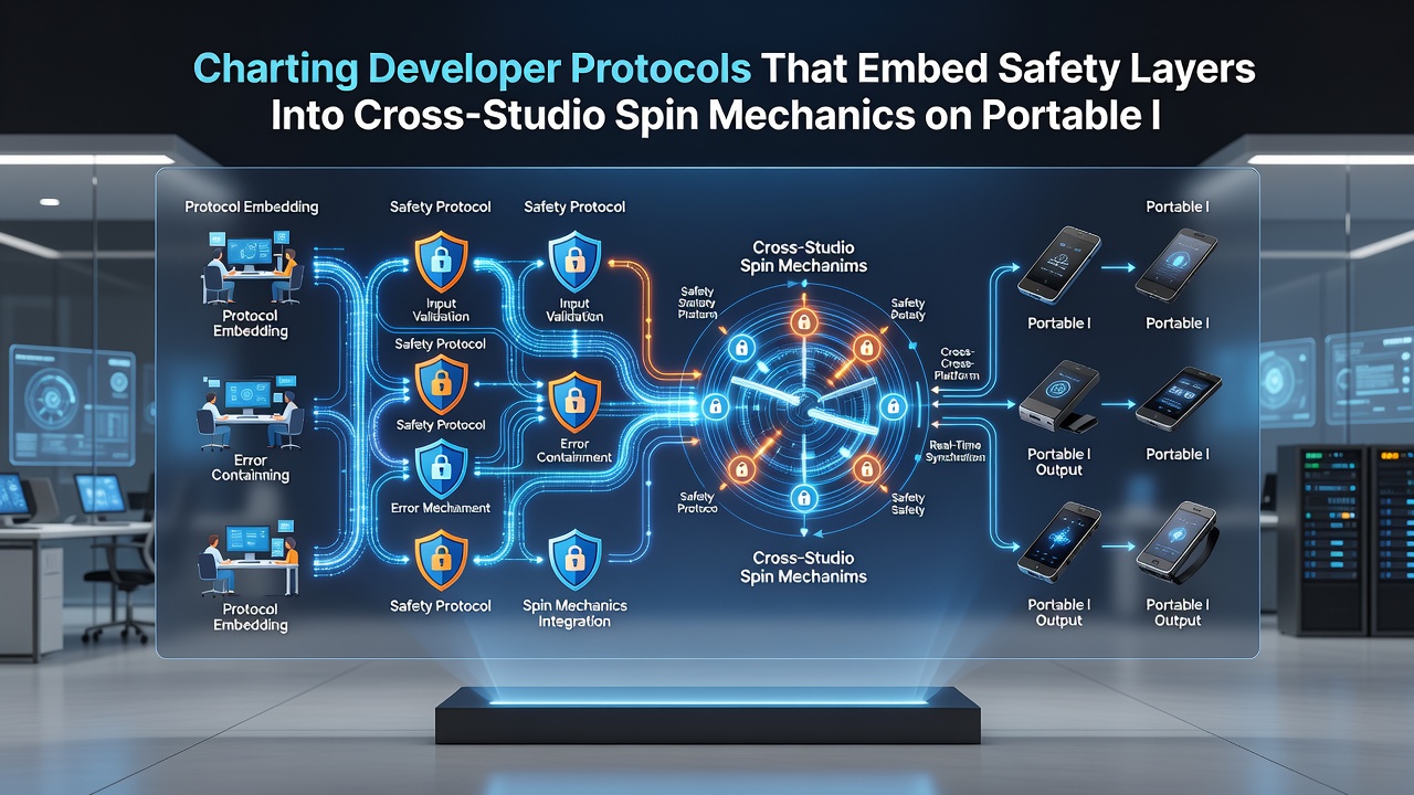 Flowchart of safety verification steps for mobile cross-studio spins