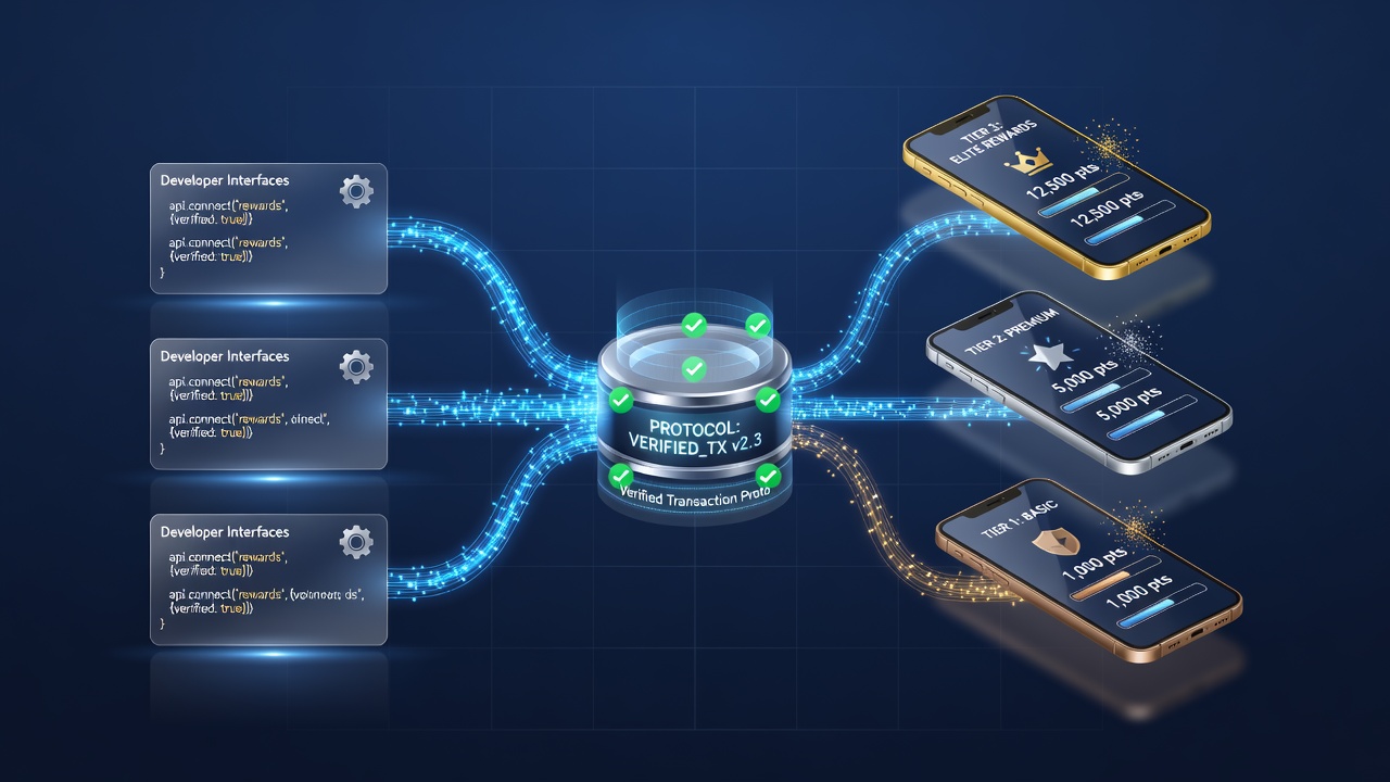 Studio partnerships enabling verified protocols for mobile tiered rewards