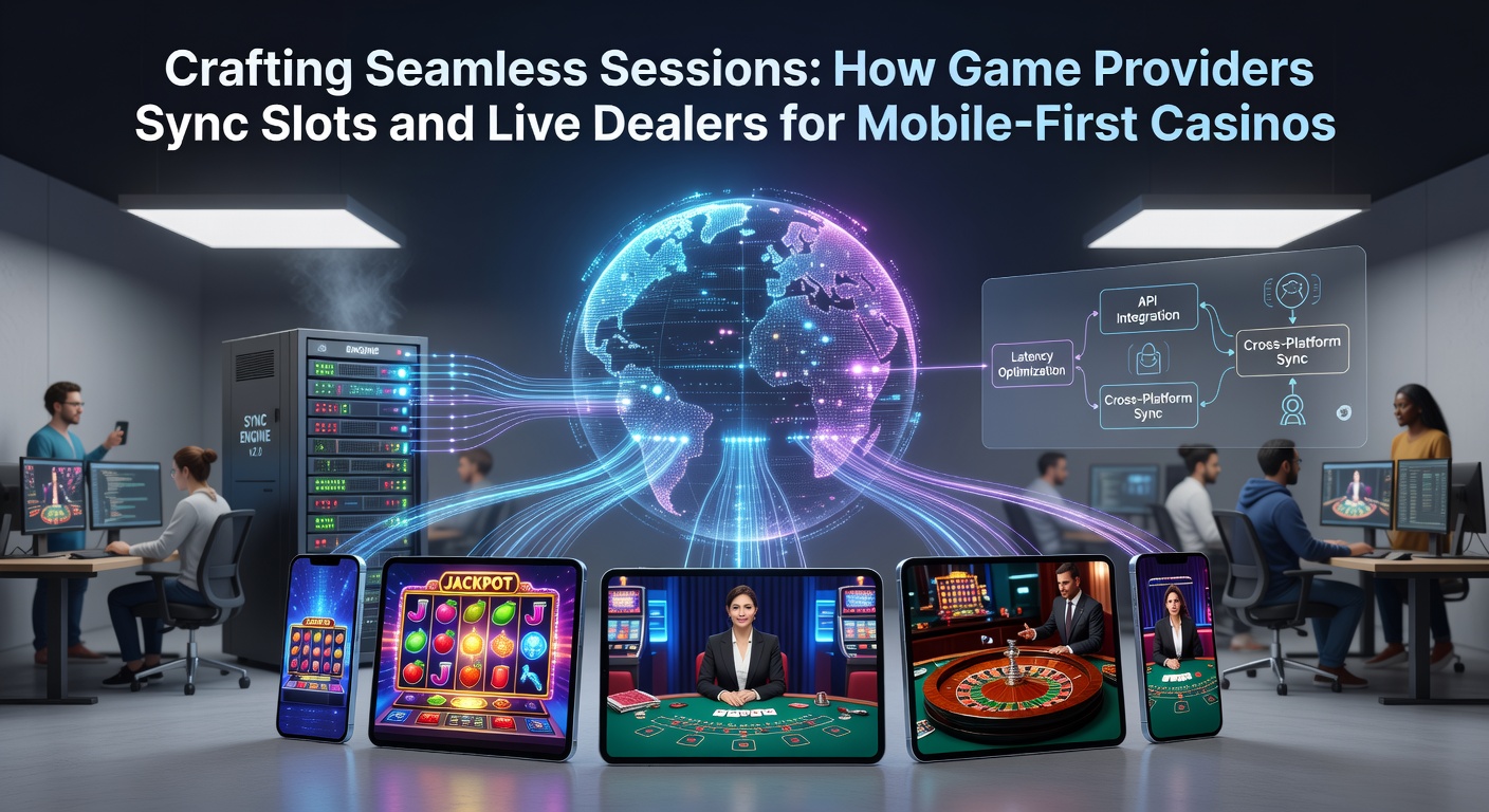 Developer dashboard showing code for integrating slot APIs with live dealer streams, graphs displaying latency metrics and player session data