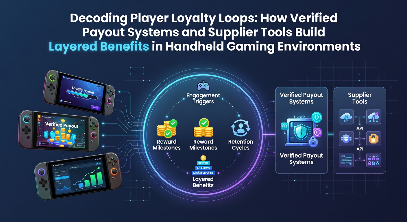 Visual diagram showing loyalty loop cycles integrated with verified payout flows in mobile gaming apps