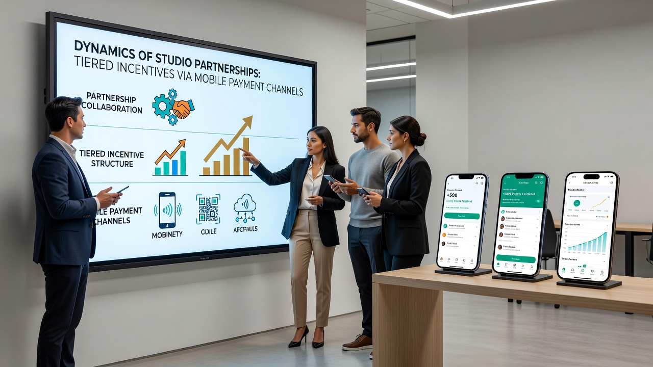 Mobile payment interfaces displaying tiered incentive notifications in gaming apps